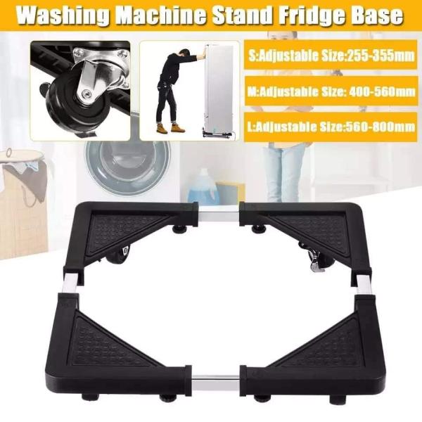 Washing Machine, Refrigerator, Fridge Stand Rack – Adjustable Size for Perfect Fit