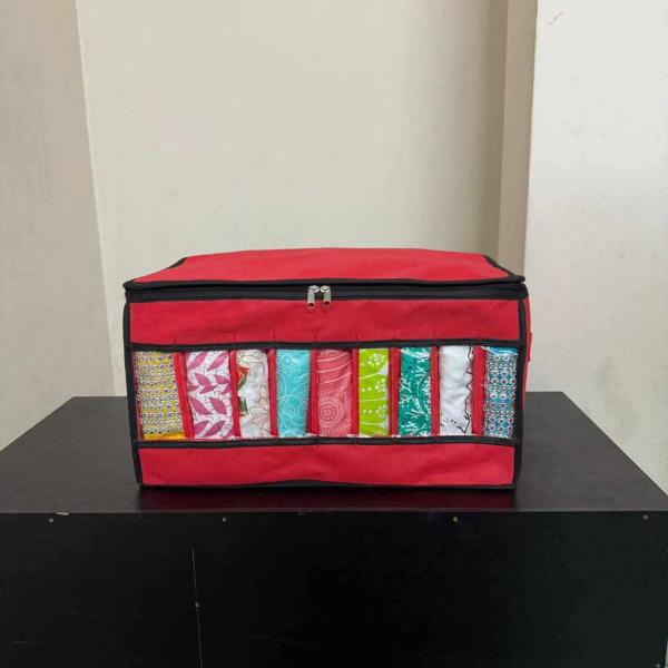 ( ৫ পিস ) Transparent Cloth Organizer Box