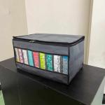 ( ৫ পিস ) Transparent Cloth Organizer Box