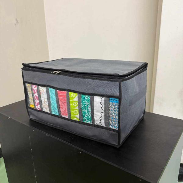 ( ৫ পিস ) Transparent Cloth Organizer Box