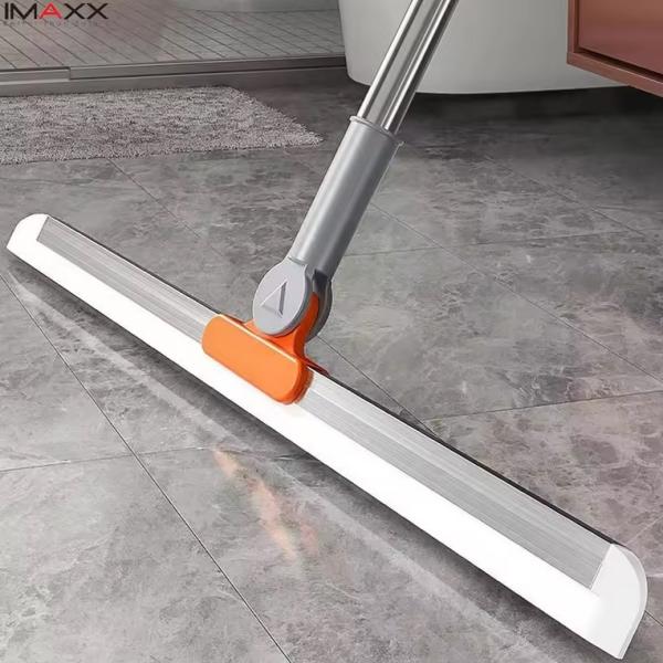 Magic Broom Floor Wiper (Long Handle 180 Degree Rotatable)