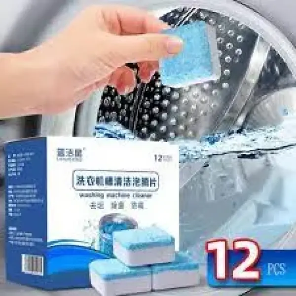 3 pis -- Washing Machine Cleaner Tablets (36 pis Tablet)