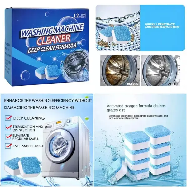 1 pis -- Washing Machine Cleaner Tablets